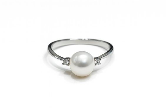 Anello Nihama Donna in Oro bianco Perla NA0730O4FABI075 - NA0730O4FABI075